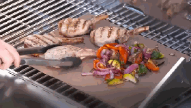 Reusable Non-Stick BBQ Grill Matte Pad Wärme-beständig Backen Blatt Kupfer Grill Matte Im Freien Picknick Kochen Ofen werkzeuge Für Party