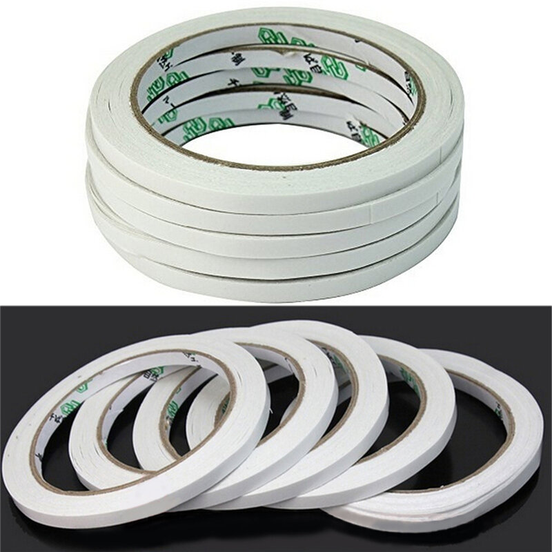 2 Pcs 10m Powerful Double Faced Adhesive Tape Double Sided Tapes For Mounting Fixing Self Adhesive Sticky Tape