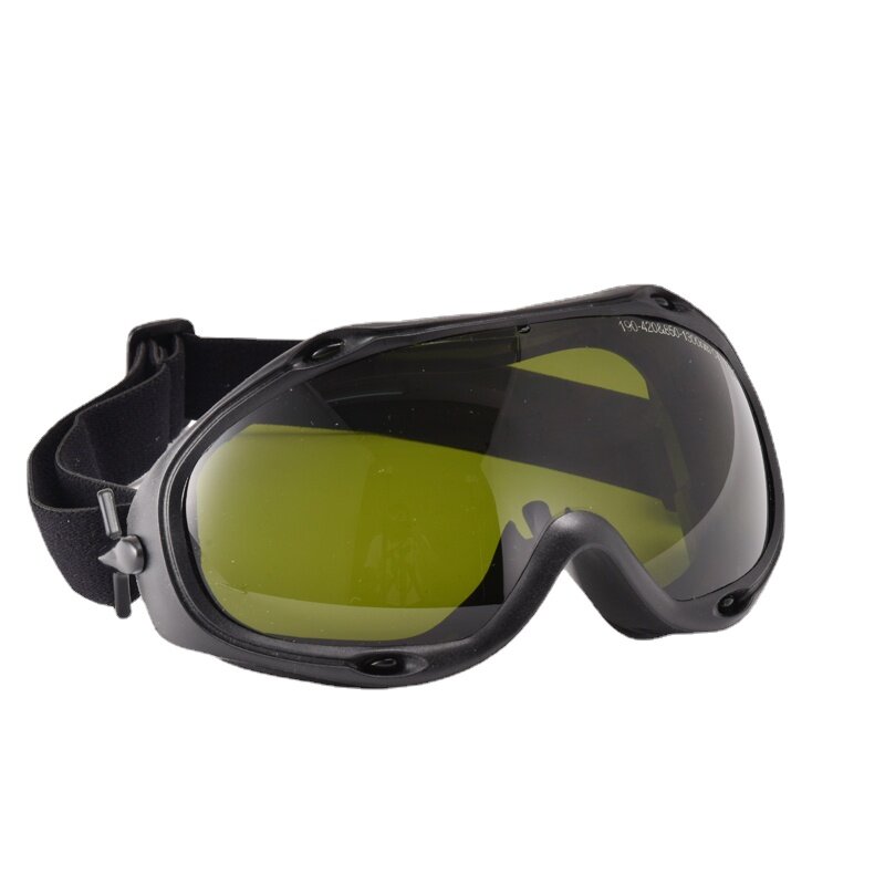 Gafas de seguridad para láser de fibra O.D 6 + 1064nm 1070nm 1080nm, con bolsa dura negra y paño de limpieza CE
