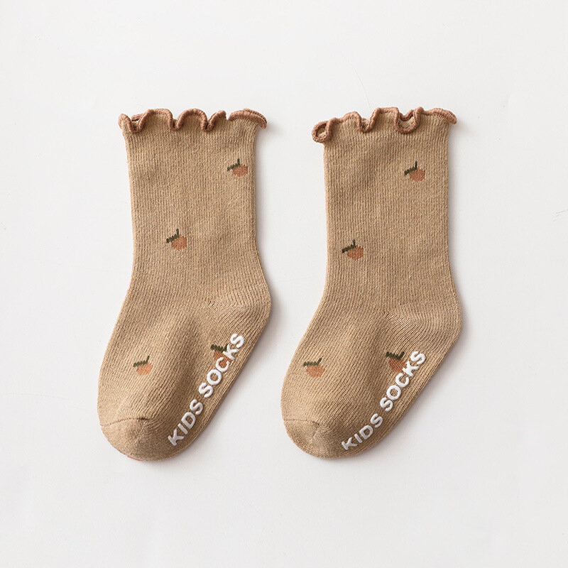 3 Paare/los Kinder Socken Herbst Frühling Boy Anti Slip Newborn Baby Socken Baumwolle Säuglings Socken für Mädchen Jungen boden Socken