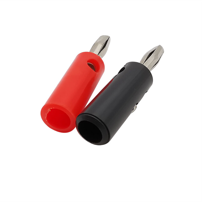Adaptateur de connecteur de borne de prise mâle et femelle, gels de montage sur panneau Jack, argent, rouge, noir, 4mm, 10 paires