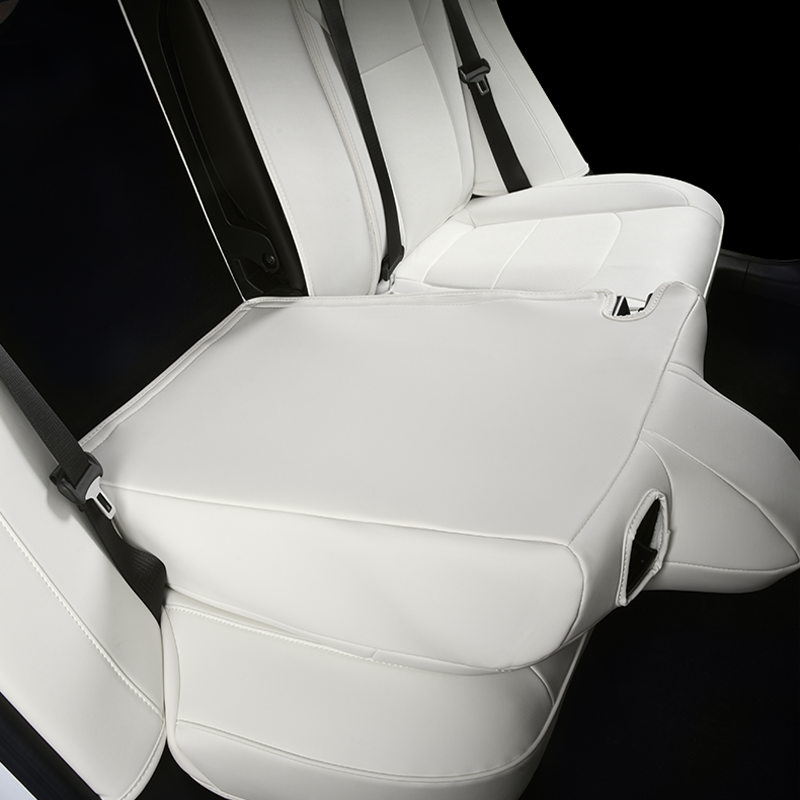 Juego completo de fundas para asientos de coche, accesorios para Interior de coche, servicio de personalización, color blanco, para Tesla modelo 3 Y, 2018, 2019, 2020, 2021, 2022, 2023