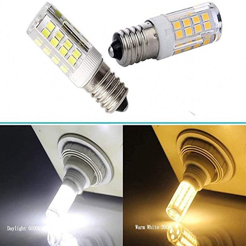 E14 LED Mini lâmpada de milho, 7W, 9W, 12W, 15W, 220V-240V, 2835SMD, 360 ângulo de feixe, substituir o halogênio, luzes do candelabro