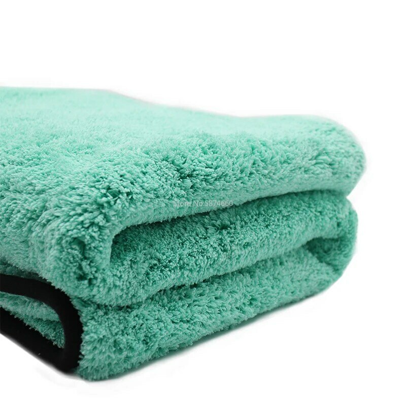 Pano de secagem de microfibra premium super macio, ultra absorvente, lavagem de carro deluxe, toalha de polimento, 60x90cm, 40x6 0cm, 1400GSM