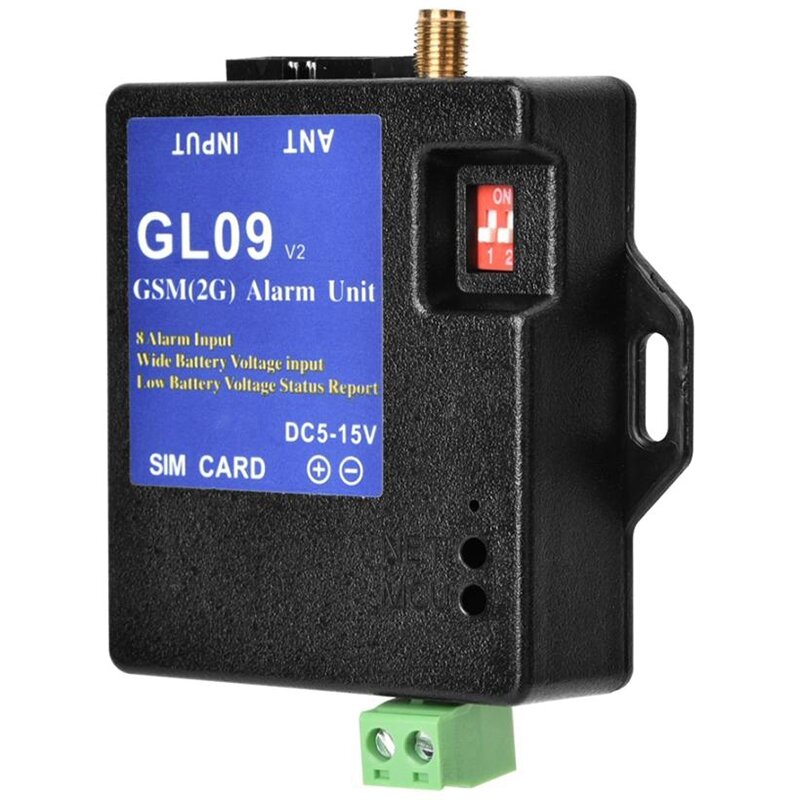 GL09 8 canales de Control por batería sistemas de alarma GSM Sistema de Alerta SMS de seguridad 2019