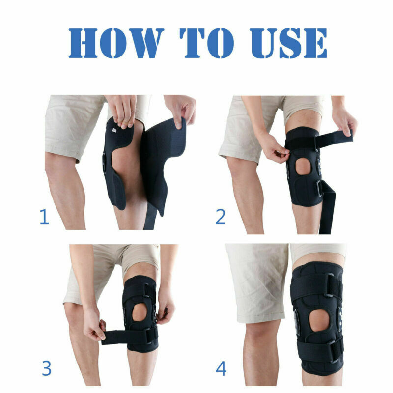 2020 Fashion Knee Pads Articulated Knee Support Running Sports Protection Arthritis Bone Stabilizer Neoprene Running Fitness Bag
