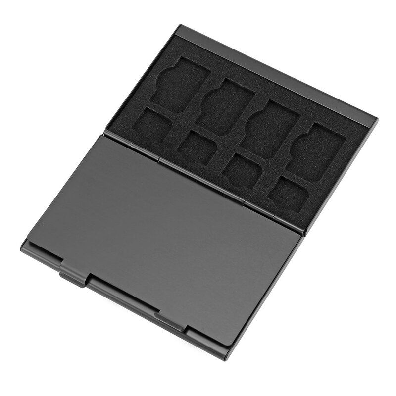 Pin per scheda SIM scatola di memoria per scheda di memoria 4 slot per scheda SIM per scatola di memoria per scheda di memoria Nano custodia protettiva nera