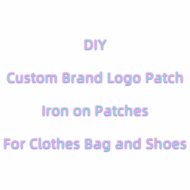 Patch con Logo del marchio di moda per abbigliamento adesivi Patch di calore fai-da-te carino cucire ferro su lettera di trasferimento vestiti ricamati Applique