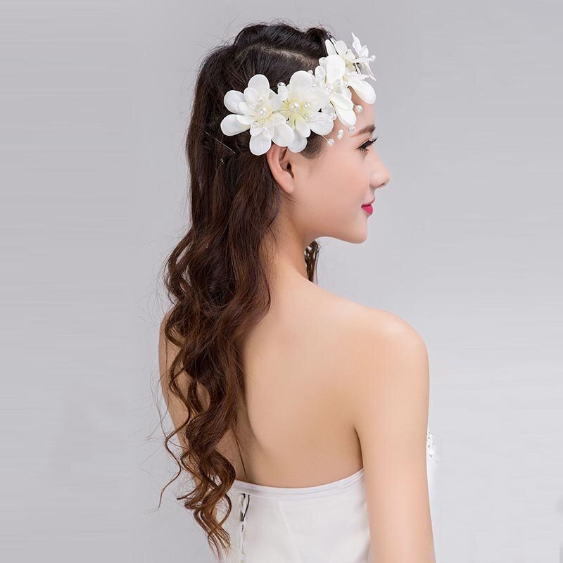 Big Rose Flower Crown Floral Headband Garlands Festival Girls Hair Accessories Bride Wedding Flower Wreath Women Head LL@17