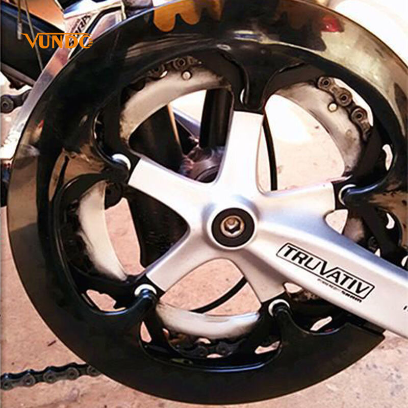 접이식 자전거 체인 링 가드 크랭크 셋 보호 104 BCD 체인 휠 커버 자전거 자전거 액세서리 자전거 부품