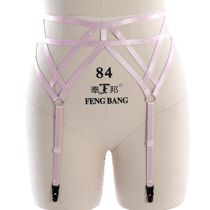 Straps Sexy Lingerie Stockings Garter Bands Thigh Adjust Suspender Bondage Body Belt Bdsm Harness Fashion Waistband Gothic Style