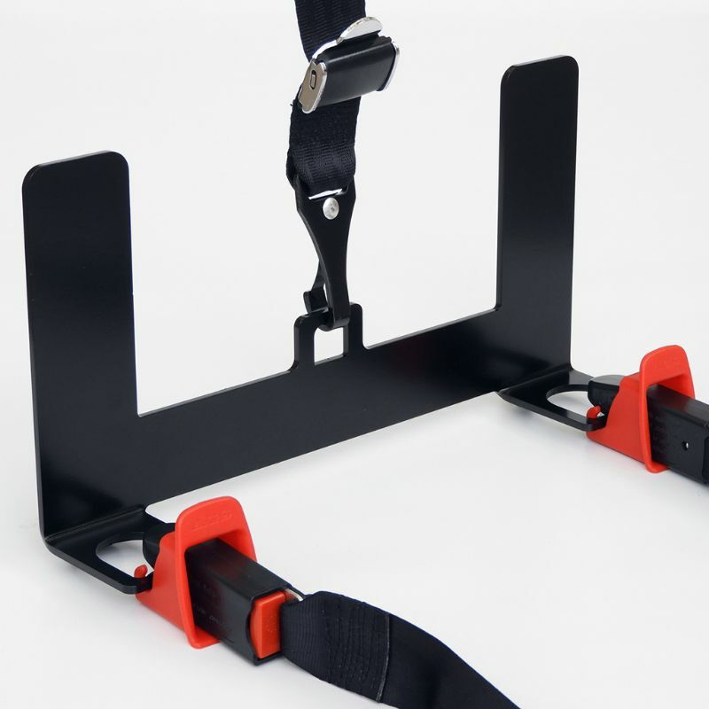 Staffa di fissaggio universale per montaggio su sedile di sicurezza per auto per connettore ISOFIX Kit di montaggio per ritenuta per seggiolino per bambini