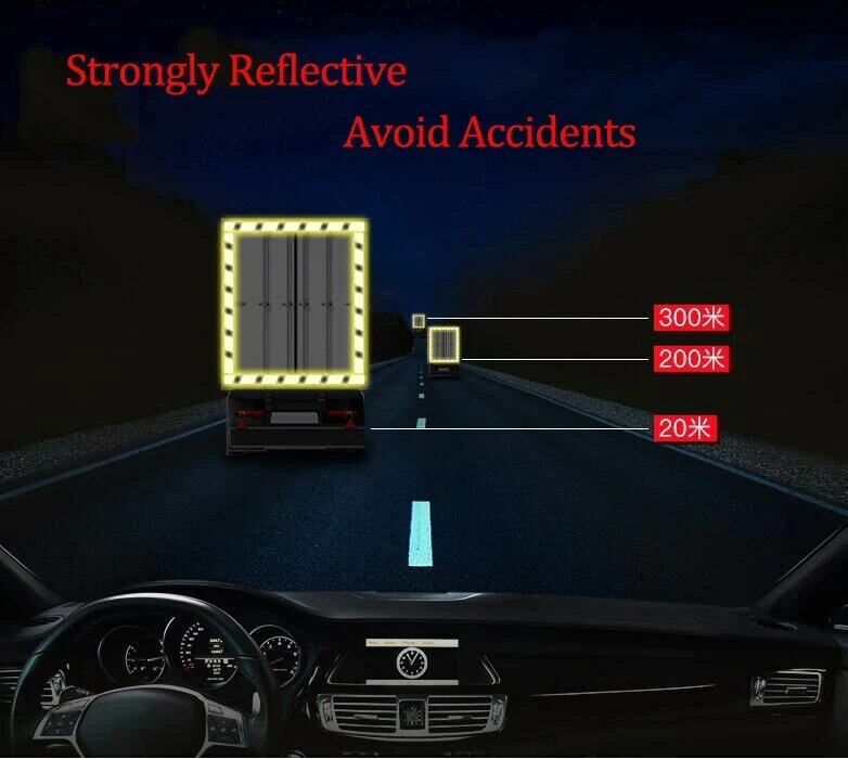 Cinta adhesiva reflectante para coche, 20 rollos, envío rápido por FEDEX, venta al por mayor
