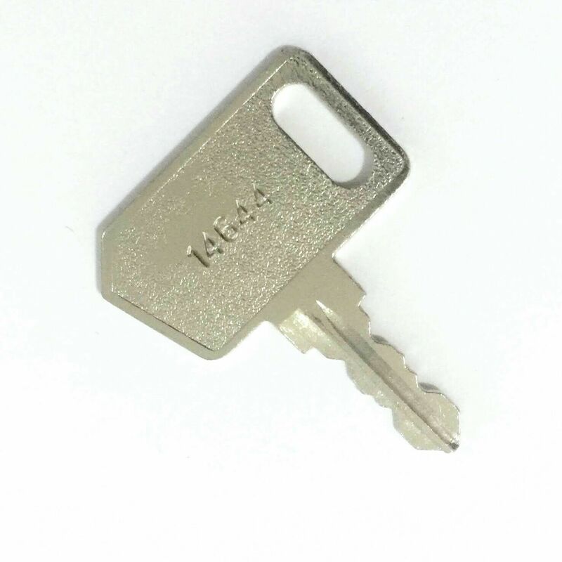 (2) chave para terex 14644 m16 geração gen 7 lixeira adt chave de ignição