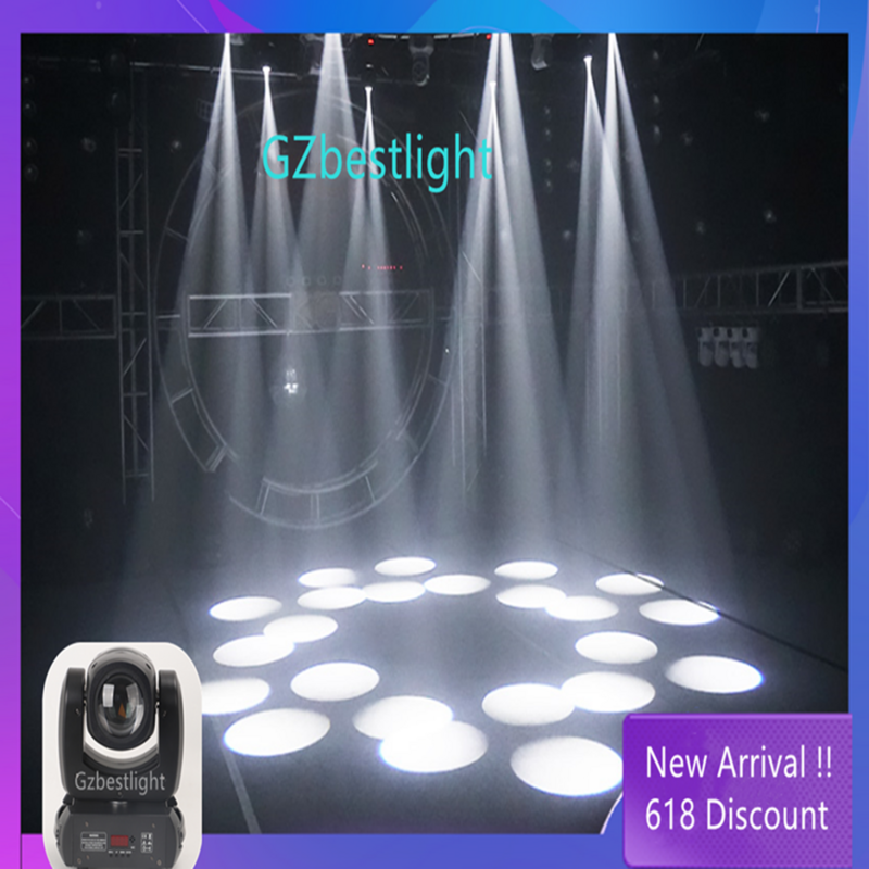 2 pz o 4 pz/lotto 100W Mini Beam Spot Movin Head, 8 prisma rotante DMX e suono attivato, perfetto per Stage Club Bar Festival