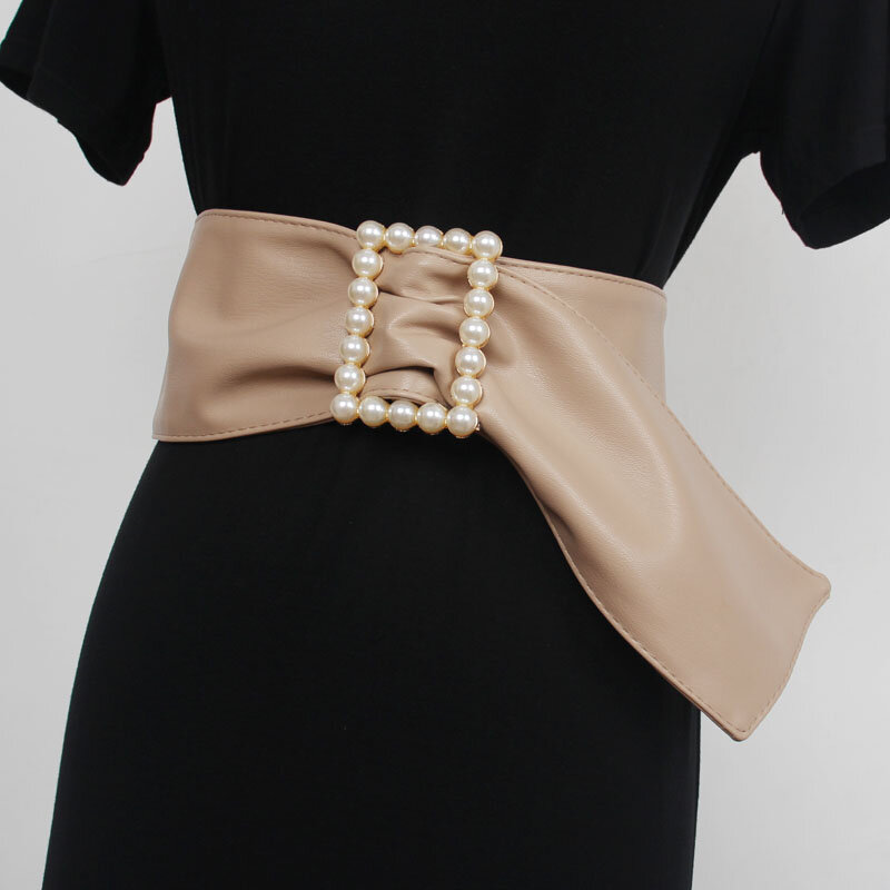 Maglione largo con bottoni quadrati intarsiati con perle Decorative in pelle artificiale