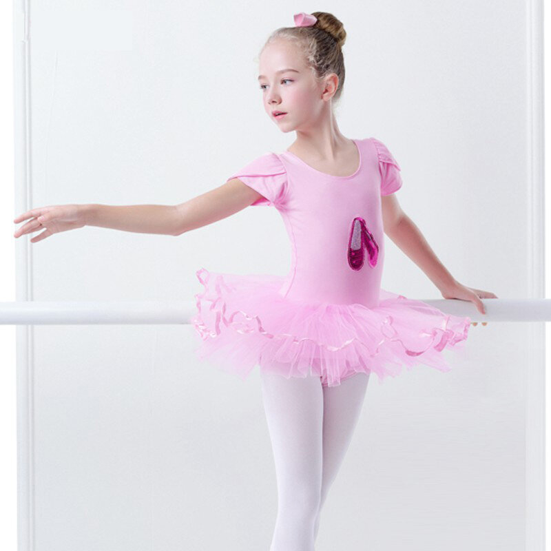 Vestido de Ballet para niñas, trajes de baile, falda de tutú, vestidos de princesa para niños, vestido de bailarina, Ropa de baile para niñas