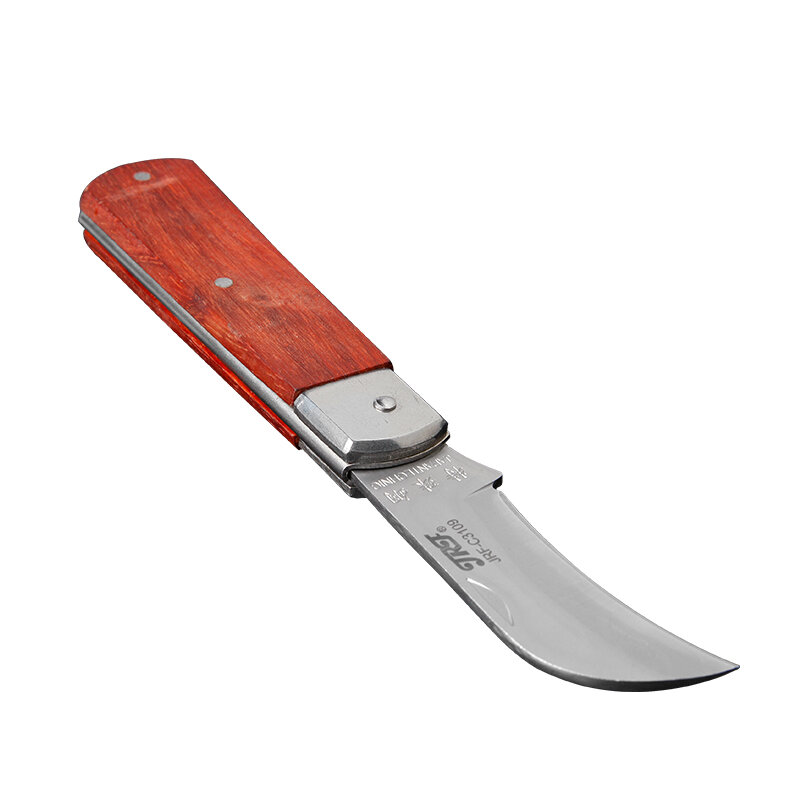 JRF-cuchillo de podar para Injerto de frutas, herramienta de poda profesional plegable, cortador de mano, tijeras de jardín, 1 ud.