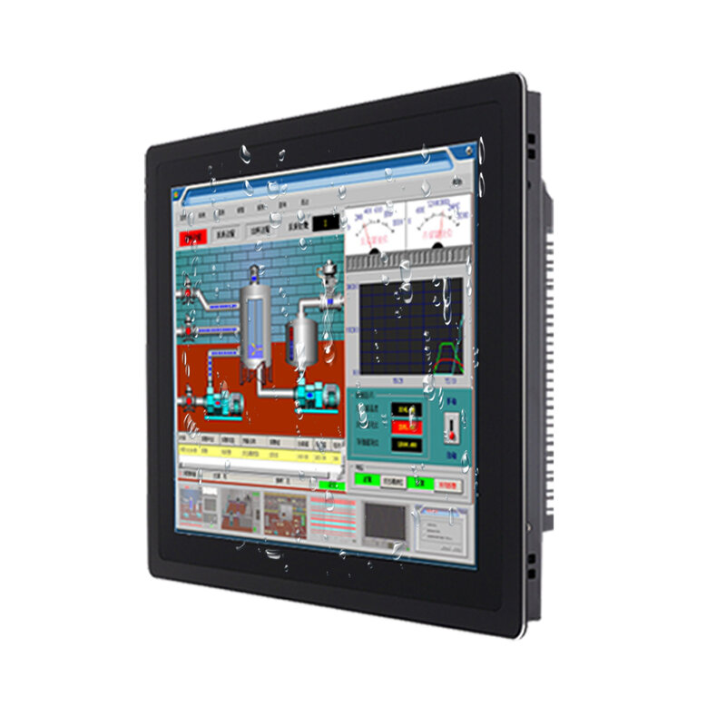Tablet incorporado com tela de toque capacitiva, PC industrial tudo-em-um com Wi-Fi, Win 10 Pro, 21,5 pol, 13,3 pol, 15,6, 18,5 Polegada