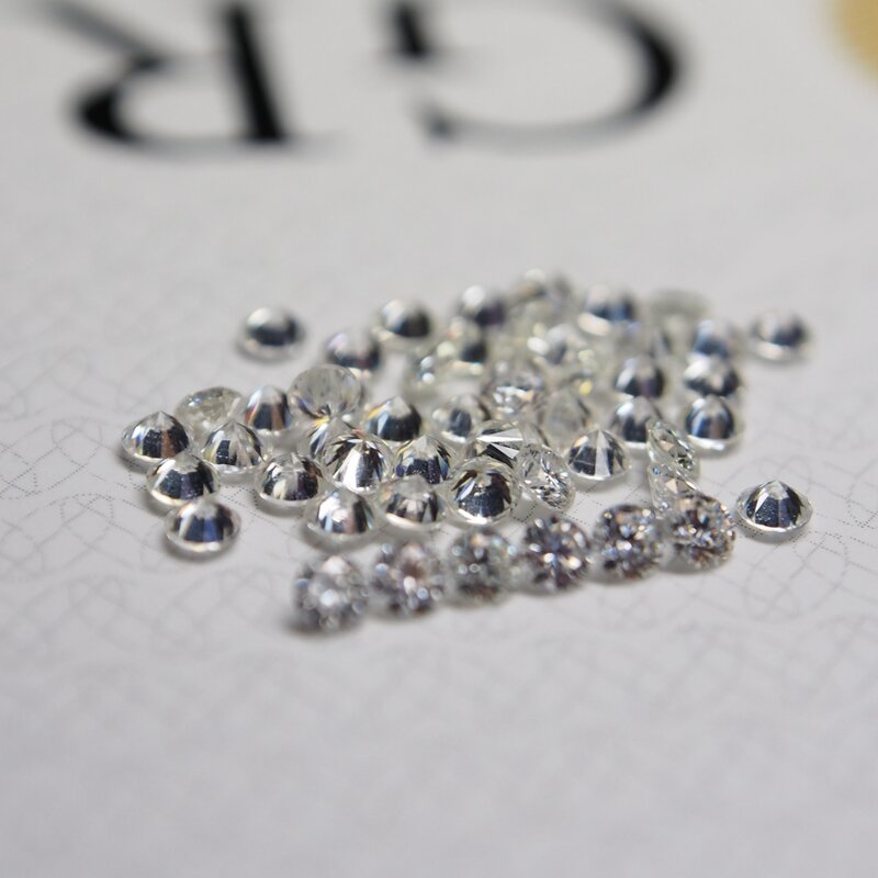 Pierre de Moissanite blanche en vrac, diamant de couleur GH, 1 Carat/sac, 2.30MM, taille étoile