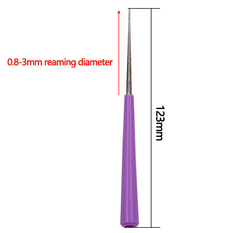 1 Pcs Reaming Needle DIY Jewelry Tools Pearl Beaded Literary Play Reamer Beaded Grinding Needle File Accessory Tools