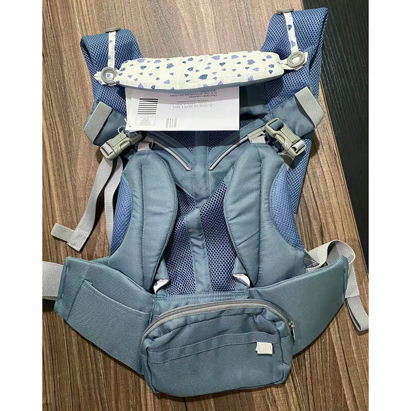 Portabebés multifunción transpirable, mochila de transporte para niños pequeños, con tirantes, 360