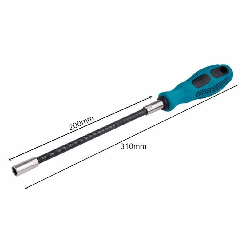 1pc multifuncional soquete antiderrapante chave de fenda flexível sextavado parafuso manual ferramentas de chave de fenda ferramentas manuais