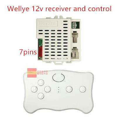 wellye 12v Children electric car parts 2.4G 7 pins Bluetooth receiver kid's toys motorcycle wireless accessories for BeRica
