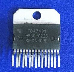 5 uds TDA7481 AMPLIFICADOR DE POTENCIA DE Audio IC chip