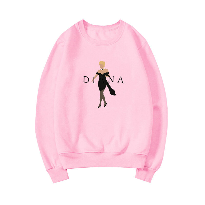 Sudadera de princesa Diana con estampado de Vinagte, sudaderas con capucha estampadas de los años 90, vestido de venganza de Princesa Diana, sudadera Unisex, jerséis de manga larga, Tops