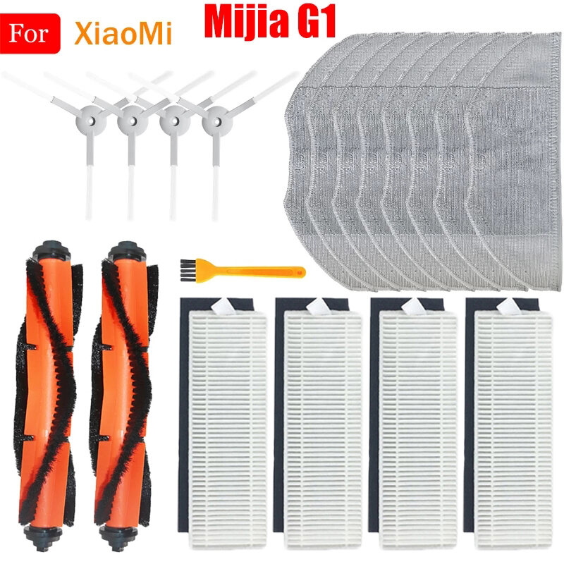 Spazzola principale spazzola laterale filtro Hepa Mop panno pezzi di ricambio per Xiaomi Mijia G1 MJSTG1 Mi Robot aspirapolvere accessori essenziali
