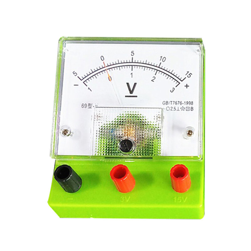 DIY Ammeter Voltmeter Volt Meter Fisik Peralatan Eksperimen Sirkuit Listrik untuk Sekolah Menengah Pertama