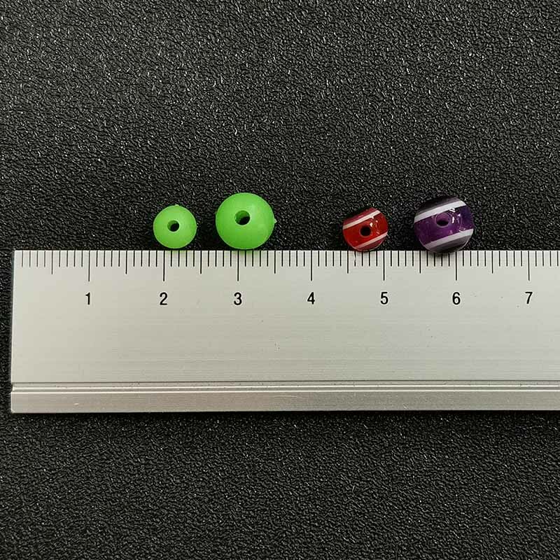 Luminous Fish Eye Beads Pesca, Kit DIY, América Rigs Impostos, Bass Fishing Tackle, 6mm, 8mm, 50pcs por lote