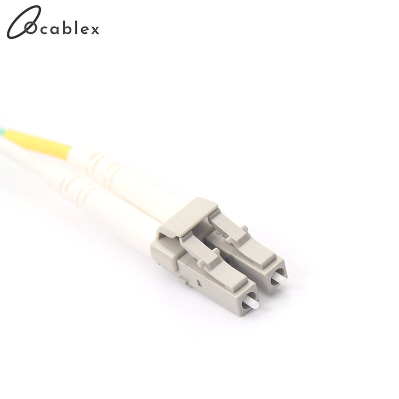 Cable de fibra OM3 multimodo, Cable de conexión de puente óptico, doble, 3M, 5M, 10M, 25m, 2,0mm, LC-LC LC/UPC-LC/UPC