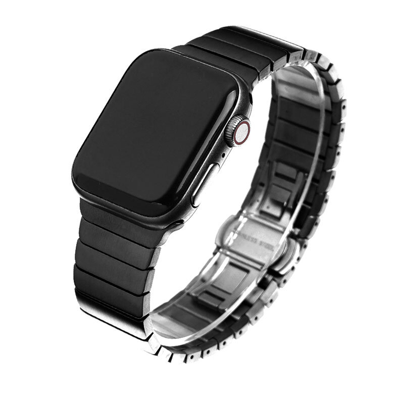 Ремешок из нержавеющей стали для apple watch band 44 мм 40 мм apple watch 5 4 3 band iwatch 42 мм 38 мм Роскошный металлический ремешок-браслет