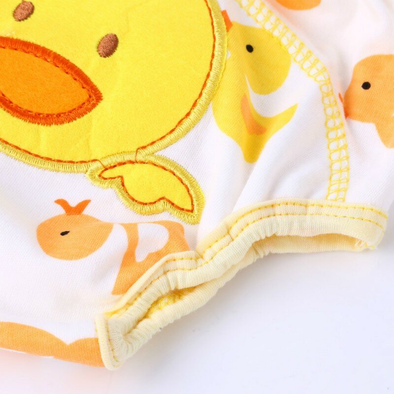 Cartoon Training Pants Briefs Washable Underwear Infant Baby Boys Girls Cotton Waterproof Reusable Nappy Diaper 5pc/lot