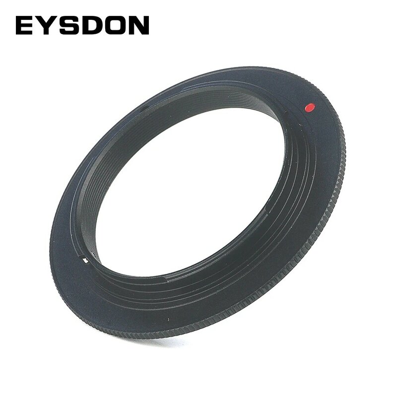 Eysdon อะแดปเตอร์แบบแหวนถอยหลัง52มม./58มม. ไปยัง Nikon F mount เลนส์ฟิลเตอร์เธรดอะแดปเตอร์รีเวิร์ส