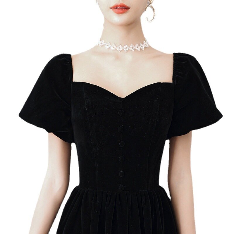 Женское полуторжественное платье с сердечком, однотонное шифоновое платье до пола с прямыми рукавами-крылышками, простое платье мицвы