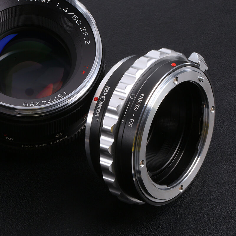 K & F Concept Camera Ring Adaptor Lensa untuk Nikon G Mount Lensa (untuk) Cocok untuk Fujifilm Fuji FX X-Pro1 X-M1 X-A1 X-E1 Adaptor Tubuh