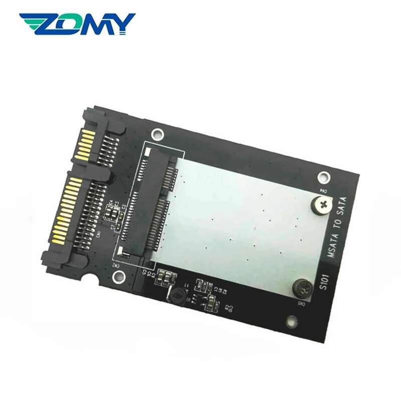 ZOMY 2.5'' MSATA To SATA Hard Disk Card for Laptop SSD Adapter Converter Card Accessories Internal Storage Ssd Case for Laptops