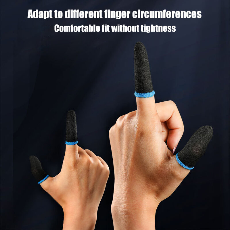 2 pezzi guanto da gioco maniche Touch Screen copertura antigraffio per la punta delle dita