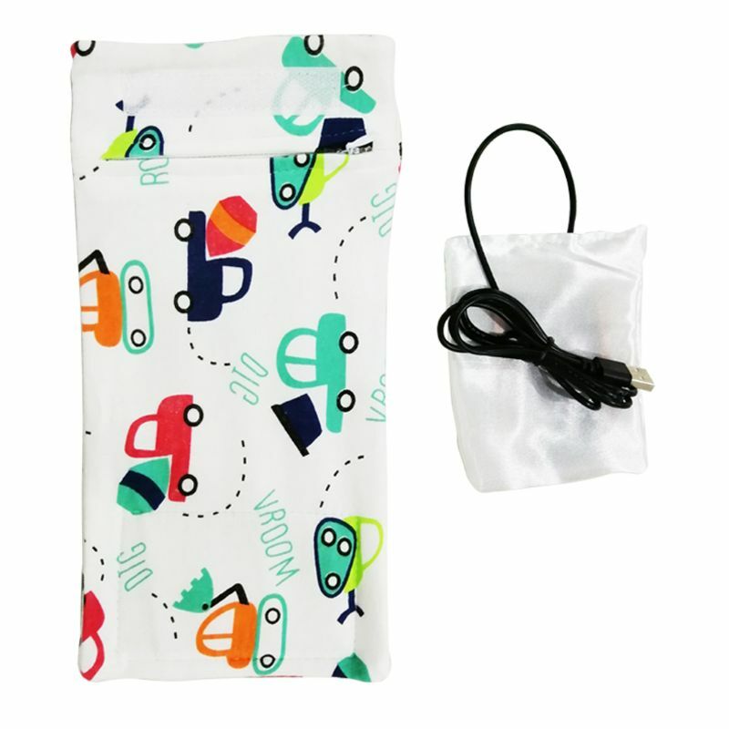 Calentador de leche con USB, bolsa aislante portátil para taza de viaje, cubierta de biberón de lactancia para bebé, bolsa de calentador, bolsas para biberones de alimentación infantil
