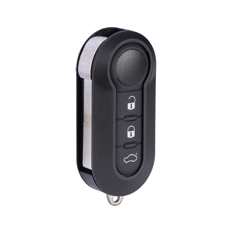 XNRKEY-funda plegable para llave de coche, carcasa para mando a distancia de 2/3 botones, para Fiat 500, Panda, Punto, Bravo, Ducato, Stilo, hoja SIP22