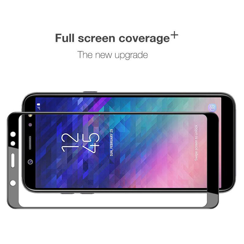 Vidrio templado con pegamento completo para móvil, Protector de pantalla para Samsung Galaxy A10s, A20s, A6s, A8s, A31, A41, A51, A6, A7, A8, A9, J4, J6, J8, 2018