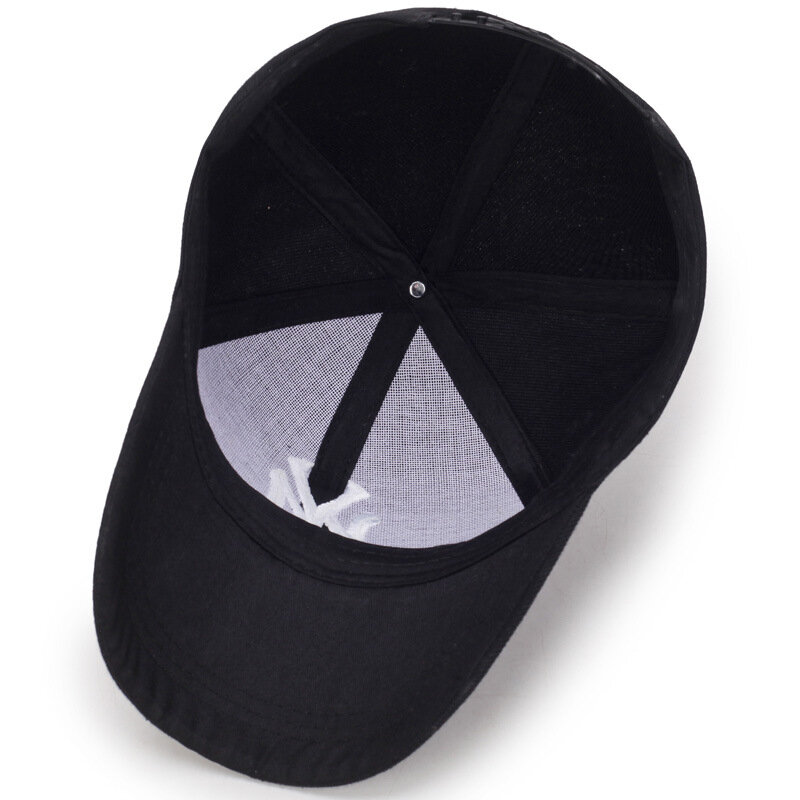 Gorra de Golf deportiva para adultos, gorro ajustable con cierre de hebilla, color negro, equipo de béisbol de la Liga