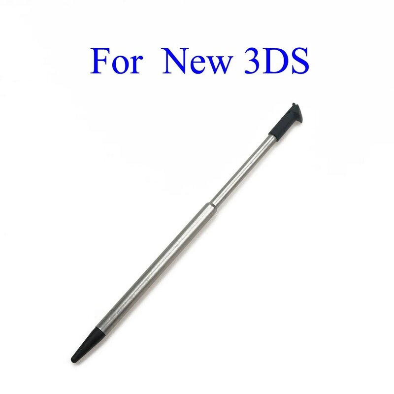 قلم شاشة لمس بلاستيكي أسود ، ملحق معدني تلسكوبي لجهاز Nintendo 2ds 3DS XL LL ، جديد ، 2DS / 3DS LL XL لـ NDSL NDSi