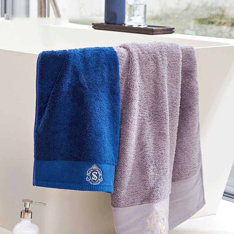 High Quality Luxury Towels Bathroom Bath Towels For Adults Cotton Large Thicken Soft Absorbent Household Wipe Body Towel 40x78cm