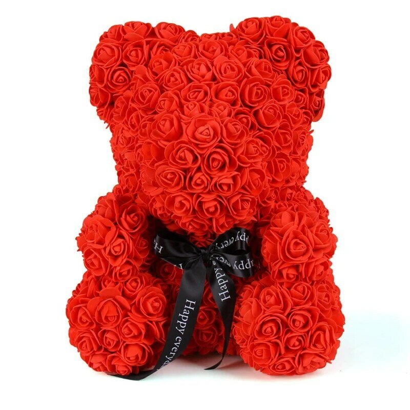 Oso de peluche de poliestireno, Rosa Led, regalo de San Valentín, regalo de cumpleaños DIY, molde de corazón de conejito de oso de poliestireno para Pascua