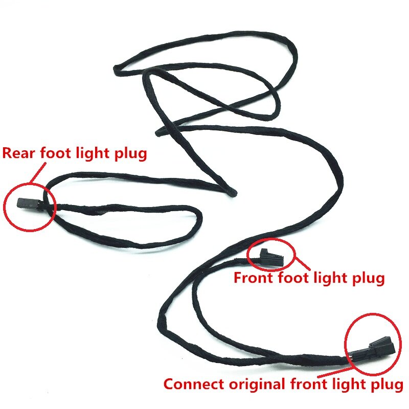 Éclairage intérieur de voiture avec faisceau de câbles pour Audi A3 S3 A4 B9 A5 A6 A7 A8 Q3 Q5 Q7 TT
