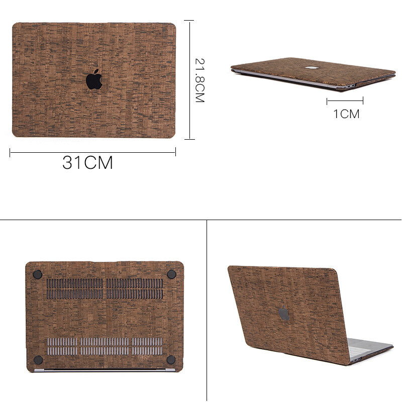 غلاف خشبي عتيق ، حافظة واقية لجهاز Macbook Air A1932 A2179 A2159 ، 13.3 بوصة